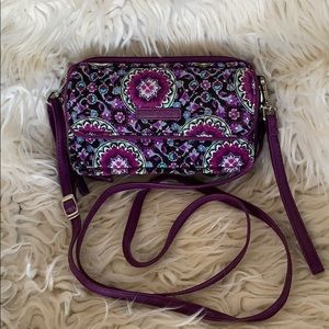 Authentic Vera Bradley Purple Mandella All-in-one
